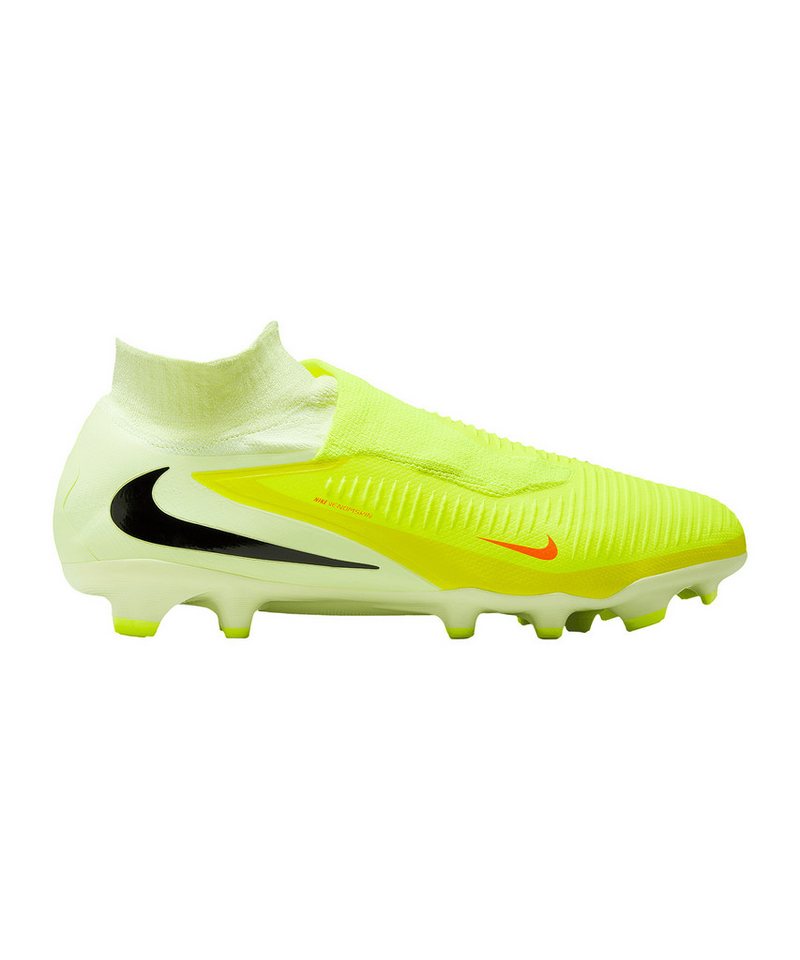 Nike Performance Phantom 6 High Pro FG Attack Fußballschuh (gelb/schwarz)