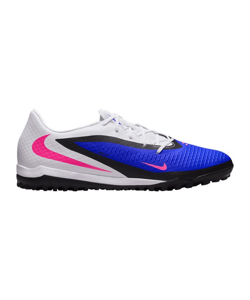 Nike Performance Phantom 6 Low Academy TF Attack Fußballschuh (blau/rosa)