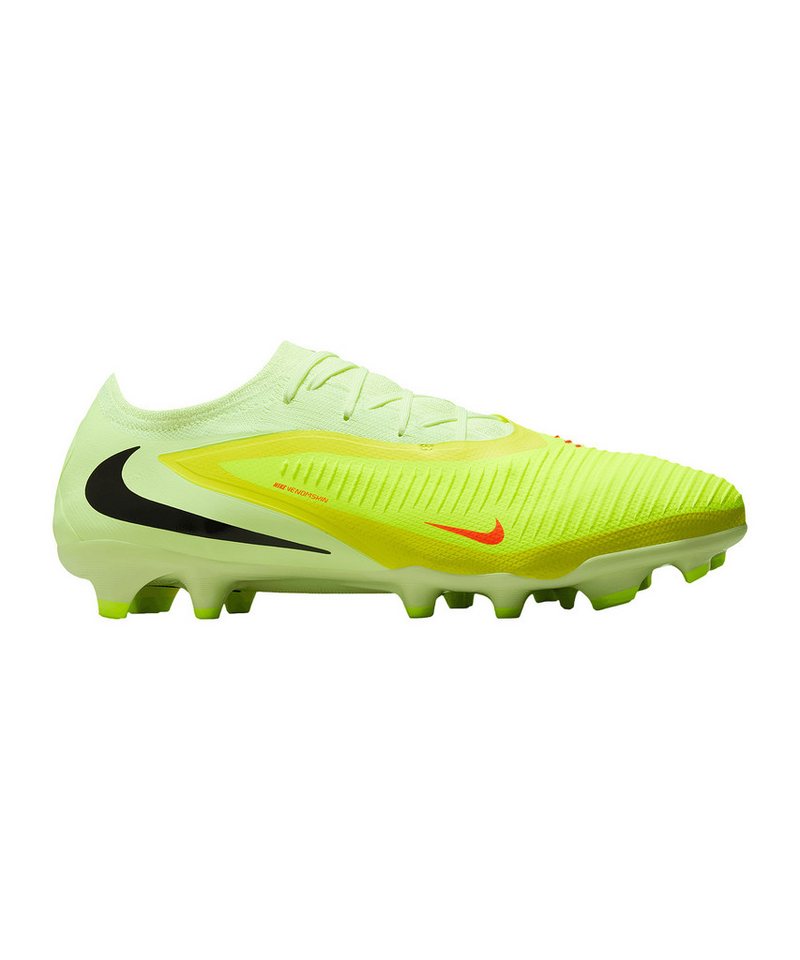 Nike Performance Phantom 6 Low Pro FG Attack Fußballschuh (gelb/schwarz)