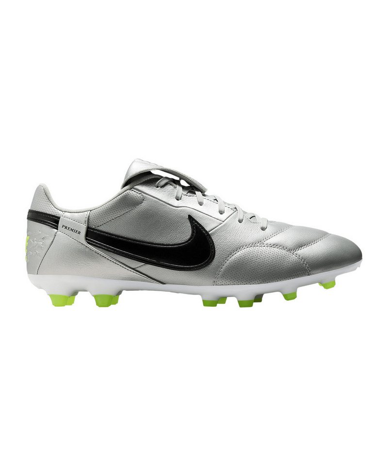 Nike Performance Premier II FG Max Voltage Herren Fußballschuh (silber)