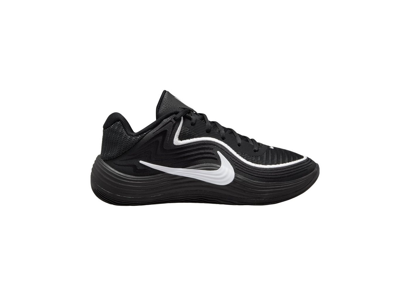 Nike Precision 8 Low Basketballschuh (schwarz/weiß)