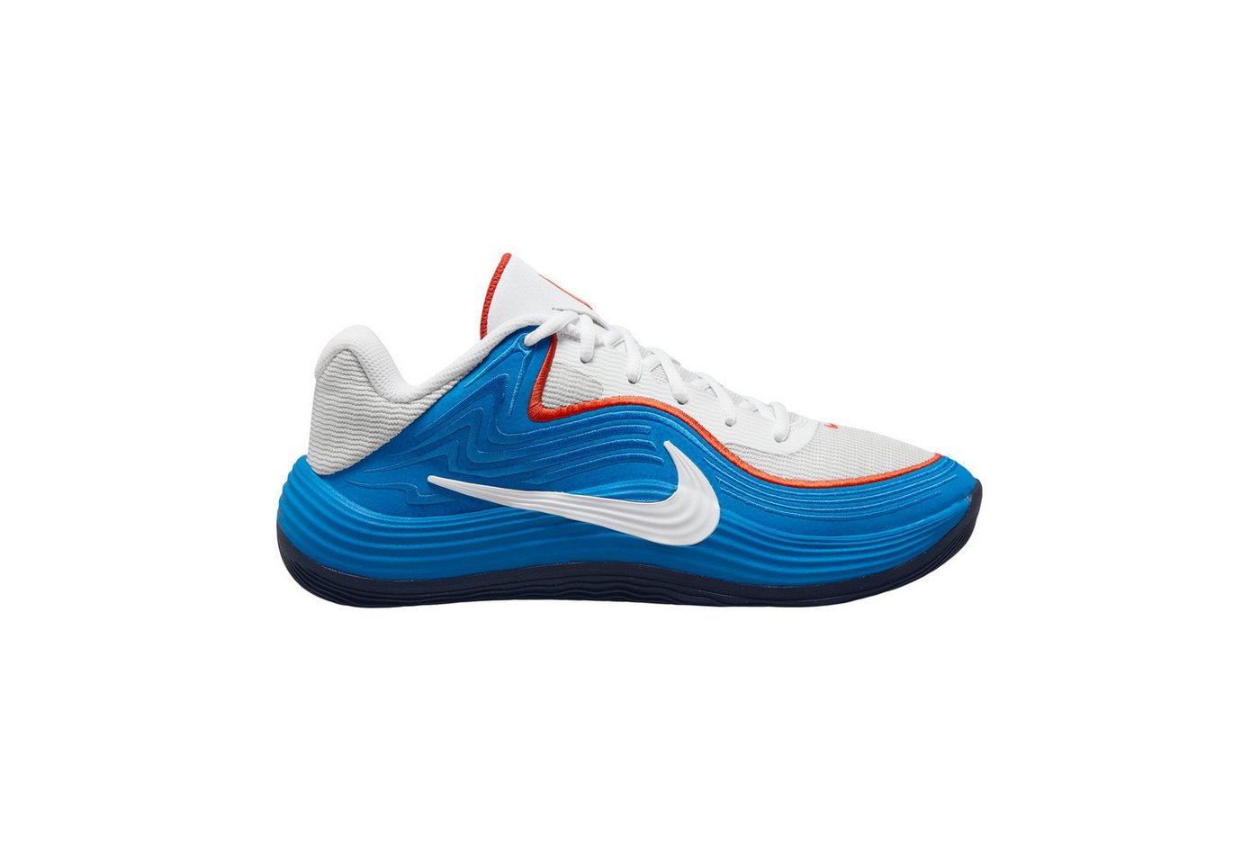 Nike Precision 8 Low Basketballschuh (weiß/blau/rot)