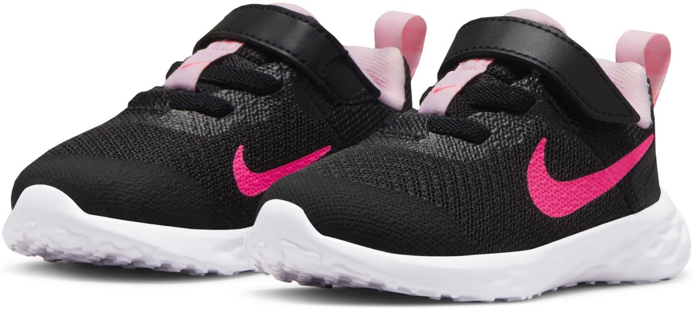 Nike REVOLUTION 6 (TD) Laufschuh für Kinder (schwarz/rosa)