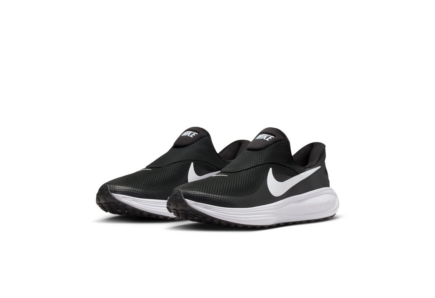 Nike REVOLUTION 8 EASYON Laufschuh (schwarz/weiß/grau)