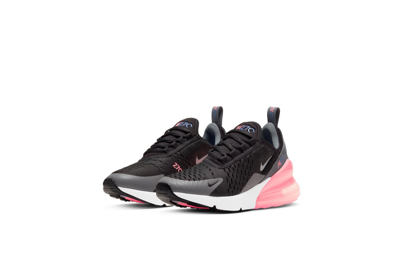 Nike Sportswear AIR MAX 270 (GS) Sneaker Für Kinder & Jugendliche (schwarz/silber/grau)