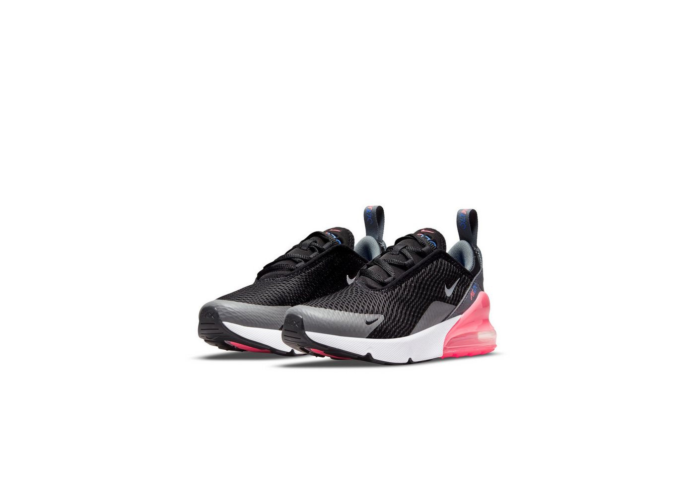 Nike Sportswear AIR MAX 270 (PS) Sneaker Design auf den Spuren des Air Max 180 und Air Max 93, für Kinder (schwarz/silber/grau)