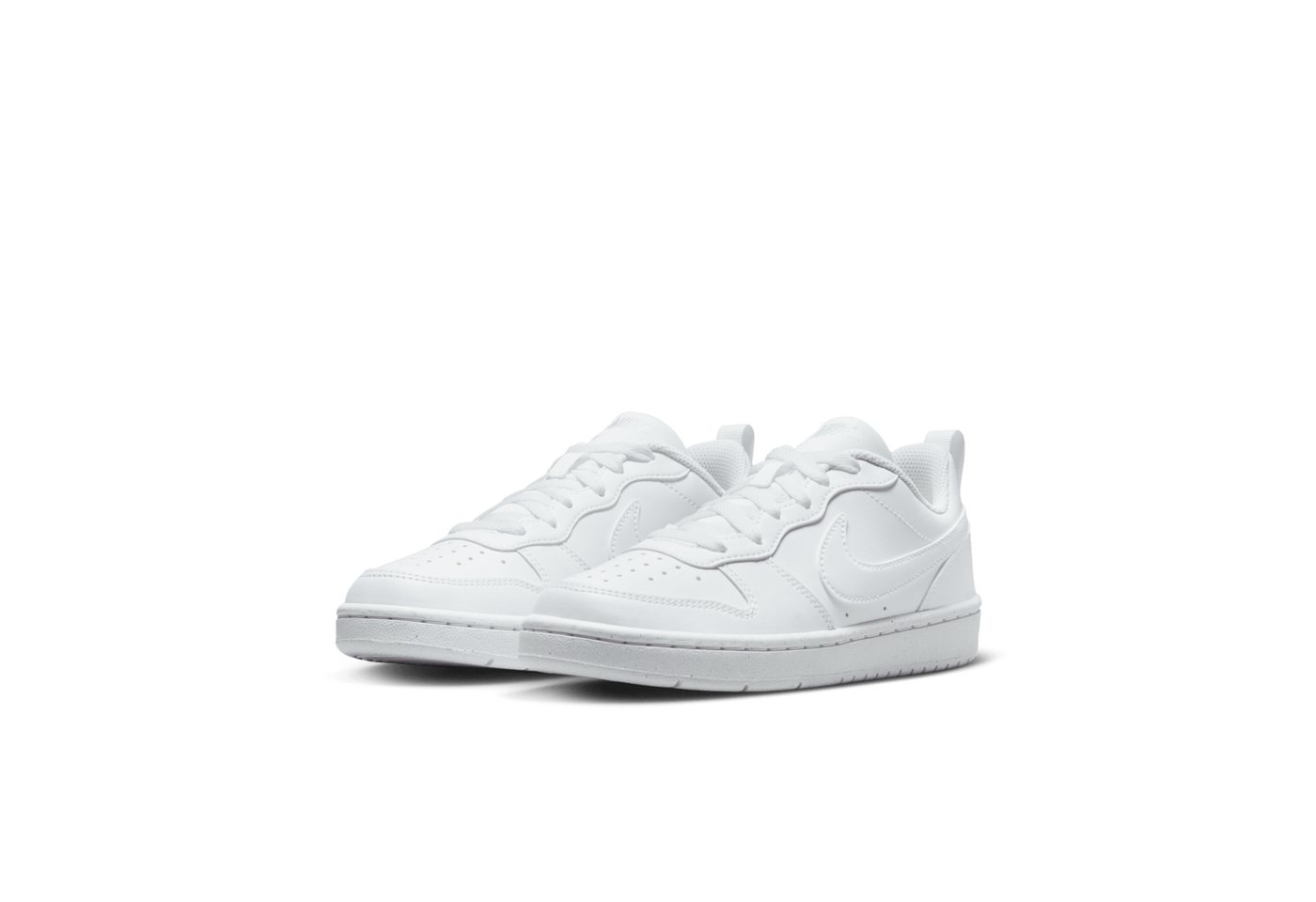 Nike Sportswear Court Borough Low Recraft Sneaker Design auf den Spuren des Air Force 1 (weiß)
