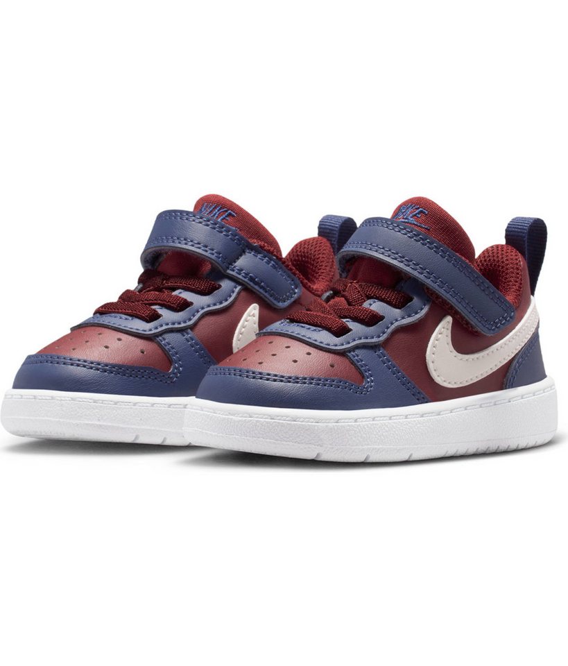 Nike Sportswear COURT BOROUGH LOW RECRAFT (TD) Sneaker Design auf den Spuren des Air Force 1 (rot/blau)