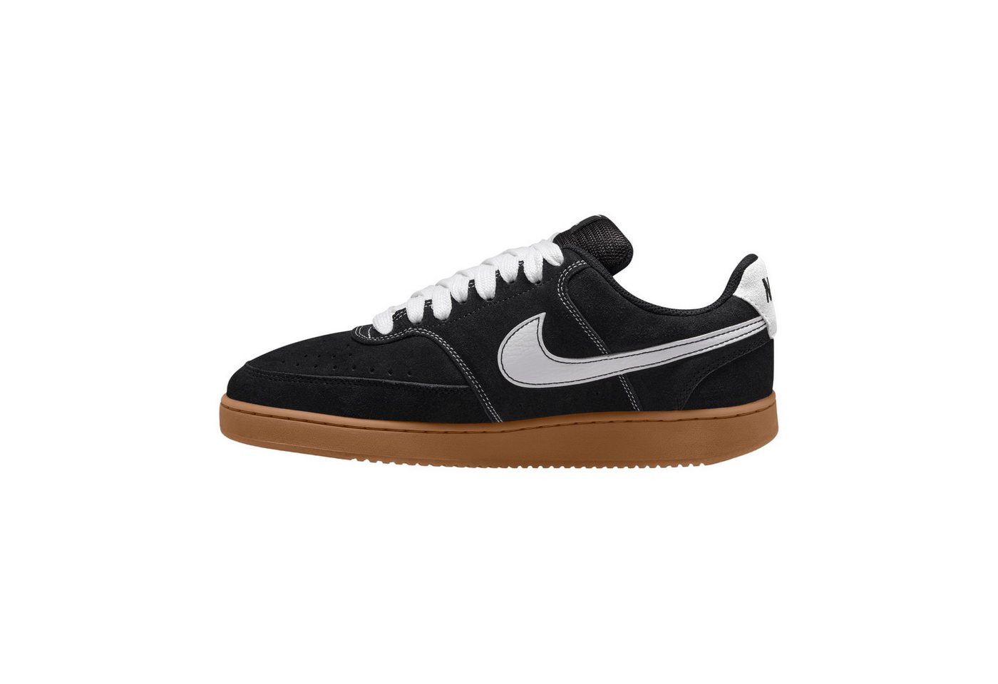 Nike Sportswear COURT VISION LO FL inspiriert vom Design des Nike Air Force (schwarz/weiß/braun)