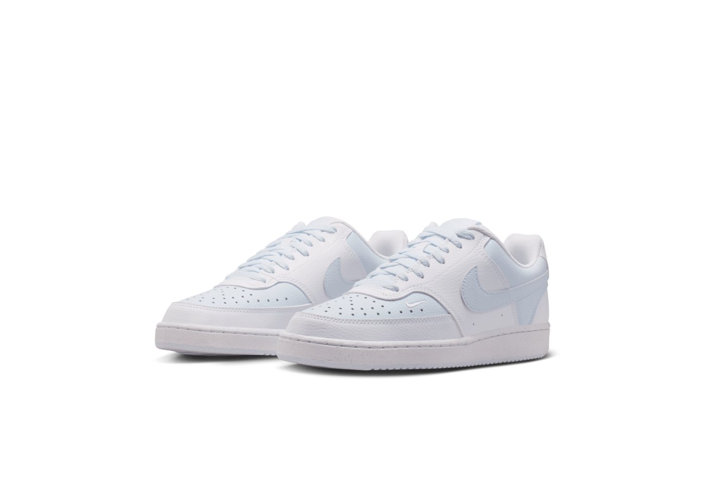 Nike Sportswear Court Vision Low Next Nature Sneaker inspiriert vom Design des Nike Air Force (weiß)
