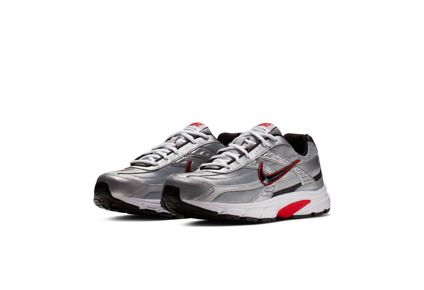 Nike Sportswear INITIATOR Sneaker inspiriert vom Design des Nike P-6000 (silber/schwarz/weiß)