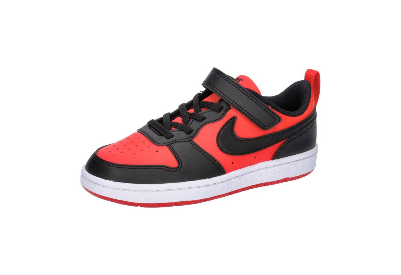Nike Sportswear Nike Kinder Sneaker Court Borough Low Recraft (PS) DV5457 Sneaker (rot/schwarz/weiß)