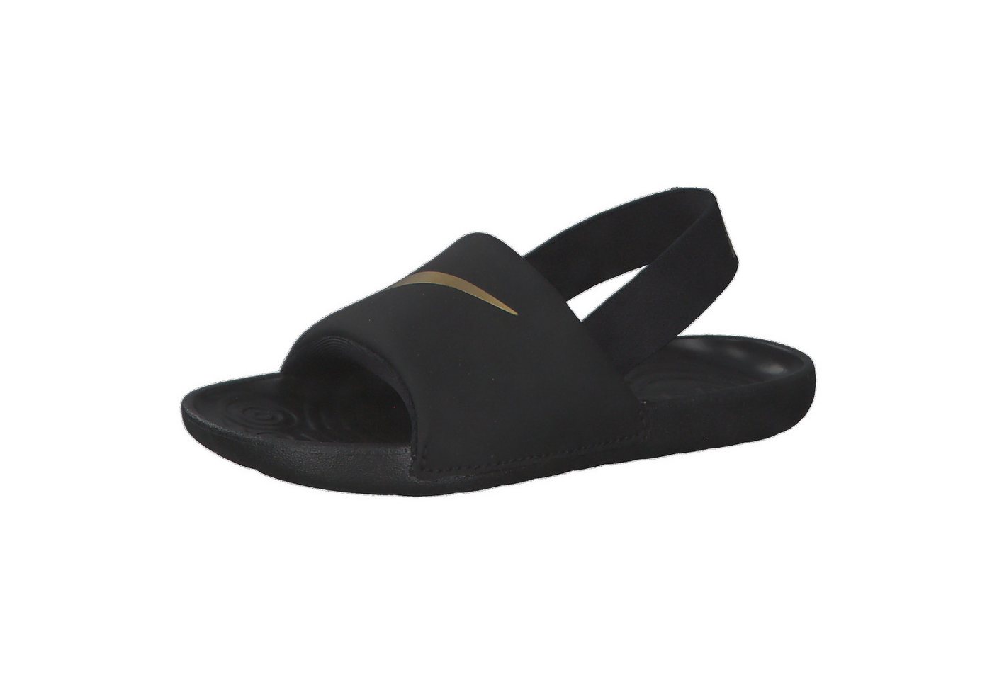 Nike Sportswear Nike Kleinkinder Sandale Kawa Slide (TD) BV1094 Sandale (schwarz/gold)