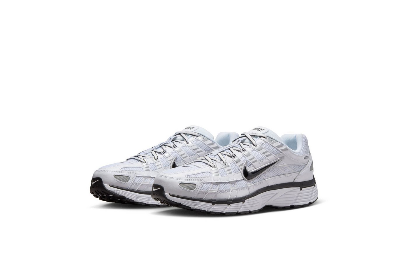 Nike Sportswear P-6000 Sneaker (weiß/schwarz/silber)