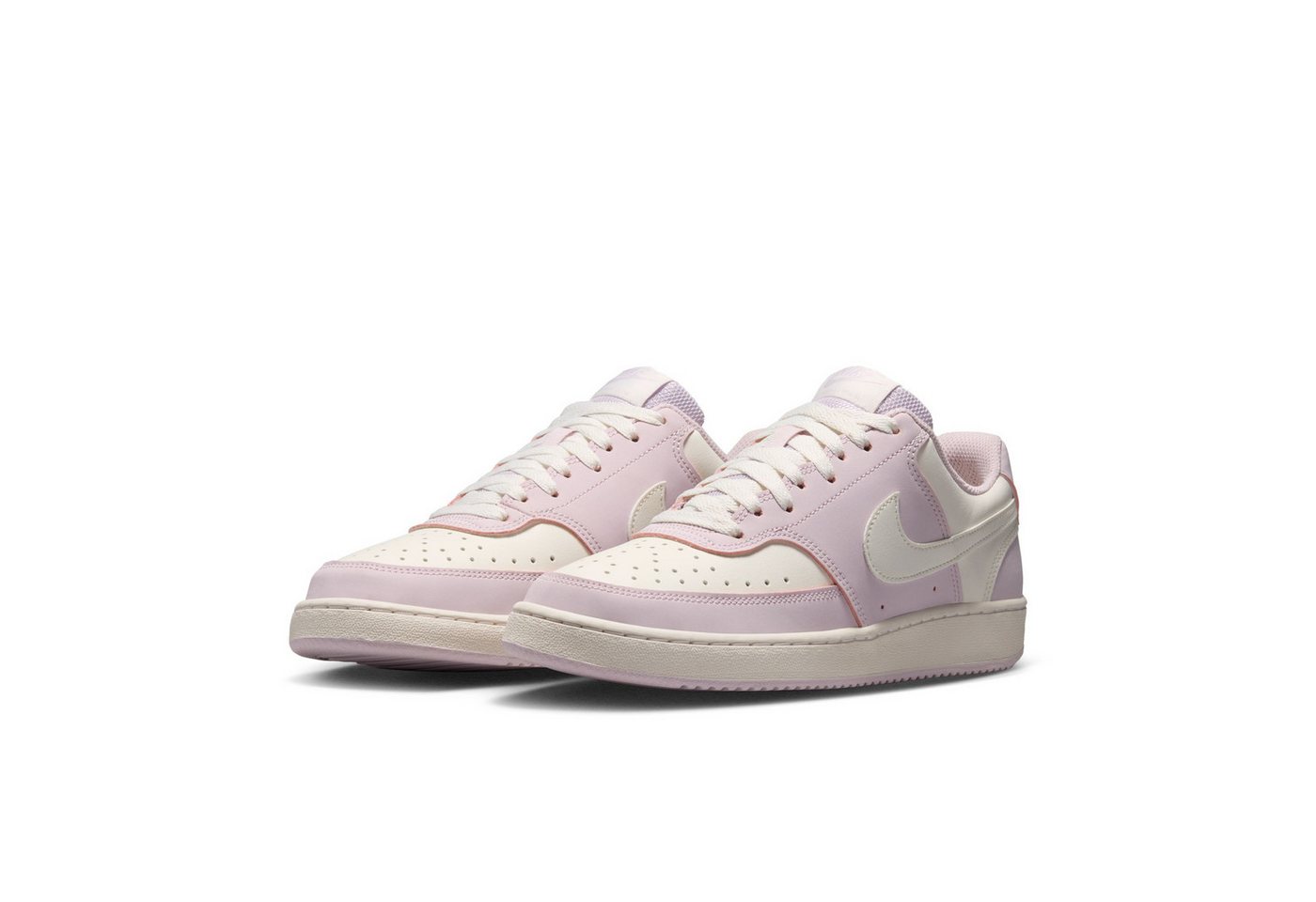 Nike Sportswear W COURT VISION LOW P NBK Sneaker inspiriert vom Design des Nike Air Force (lila)