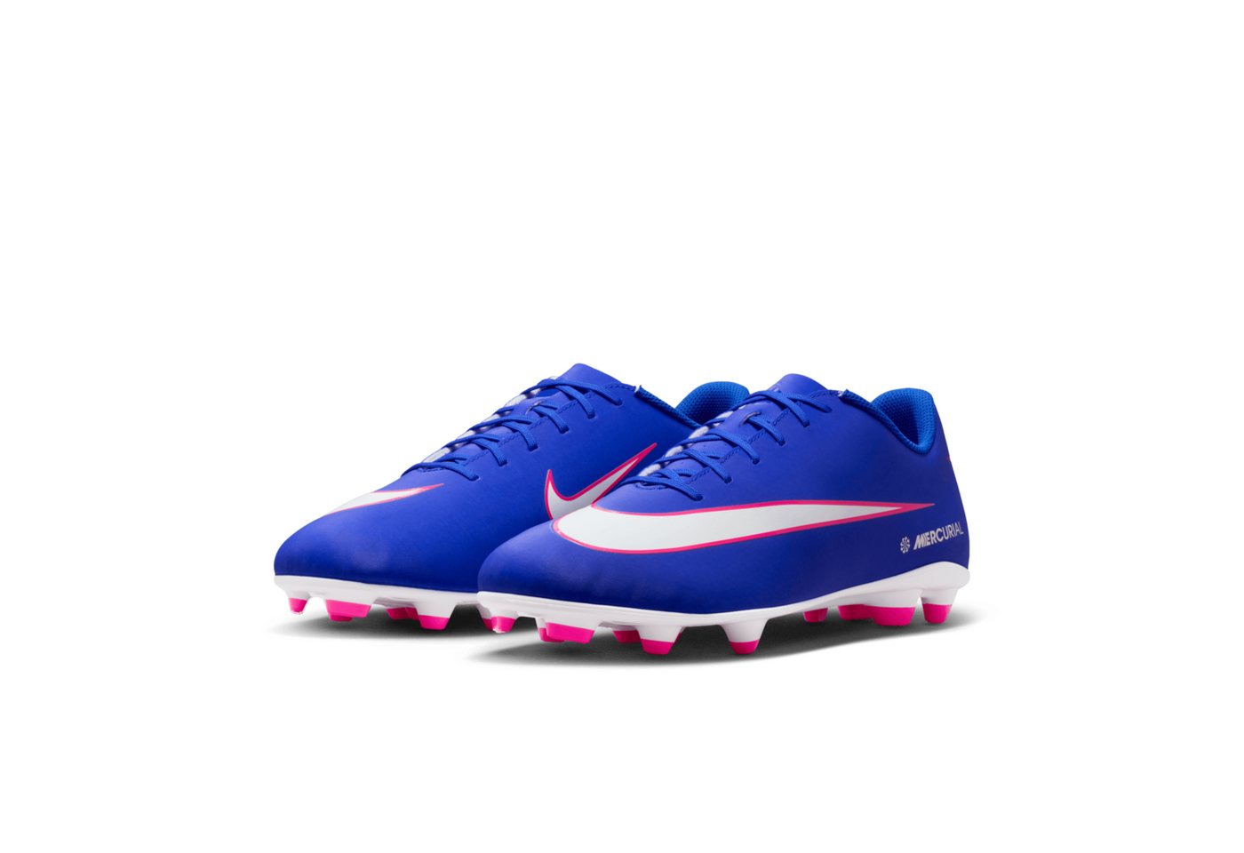 Nike VAPOR 16 CLUB FG/MG Fußballschuh Außensohle für Rasenplätze und für feste Böden (blau/weiß)