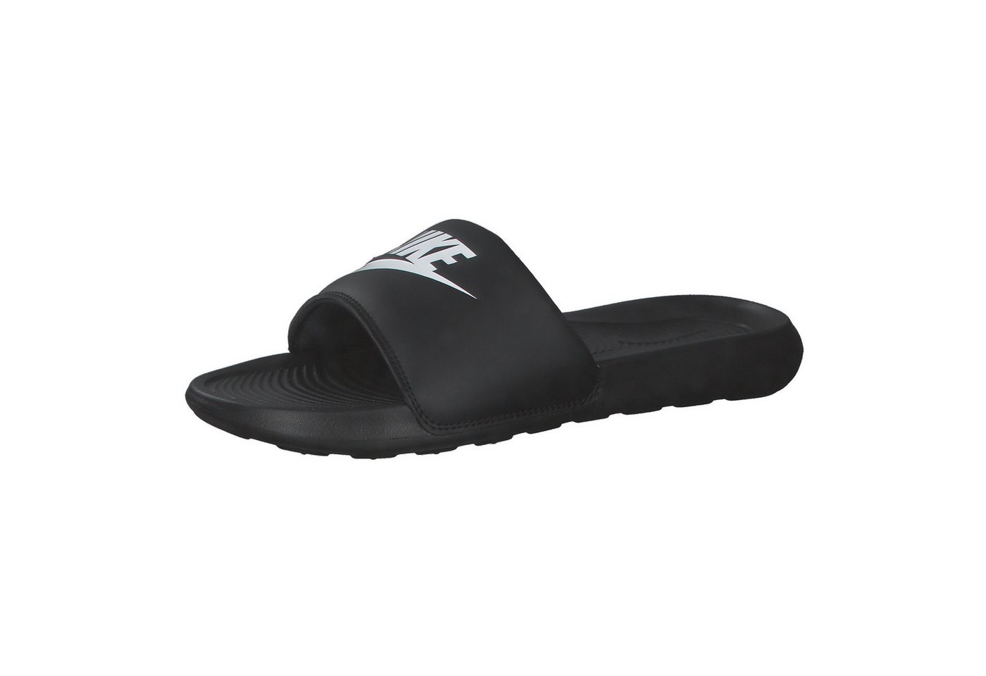 Nike Sportswear Nike Herren Badeschlappen Victori One CN9675 Badeschuh (schwarz/weiß)
