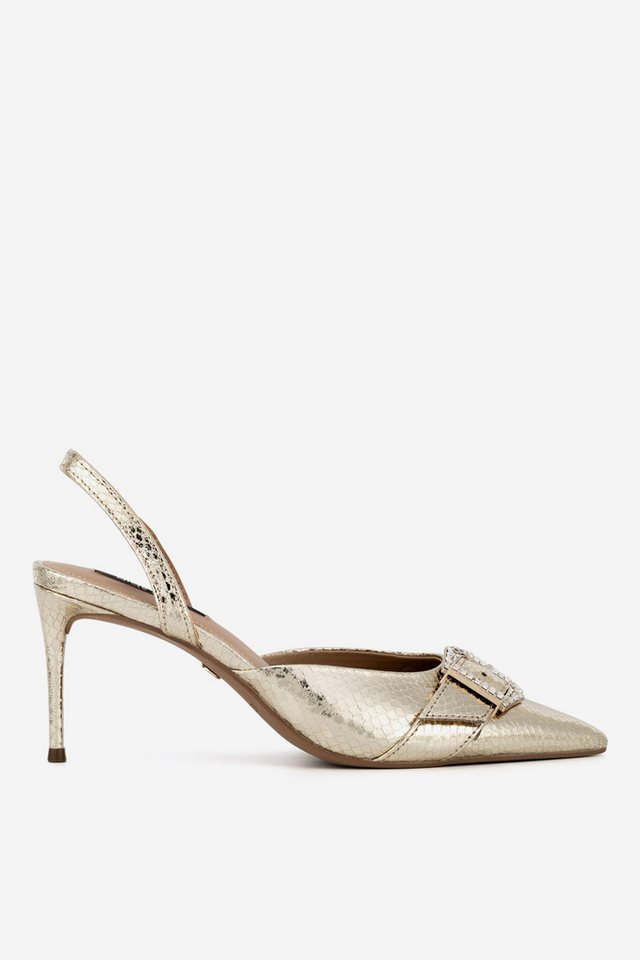 Nine West Damen Pumpe 38 goldfarben 5903419346576 Pumps