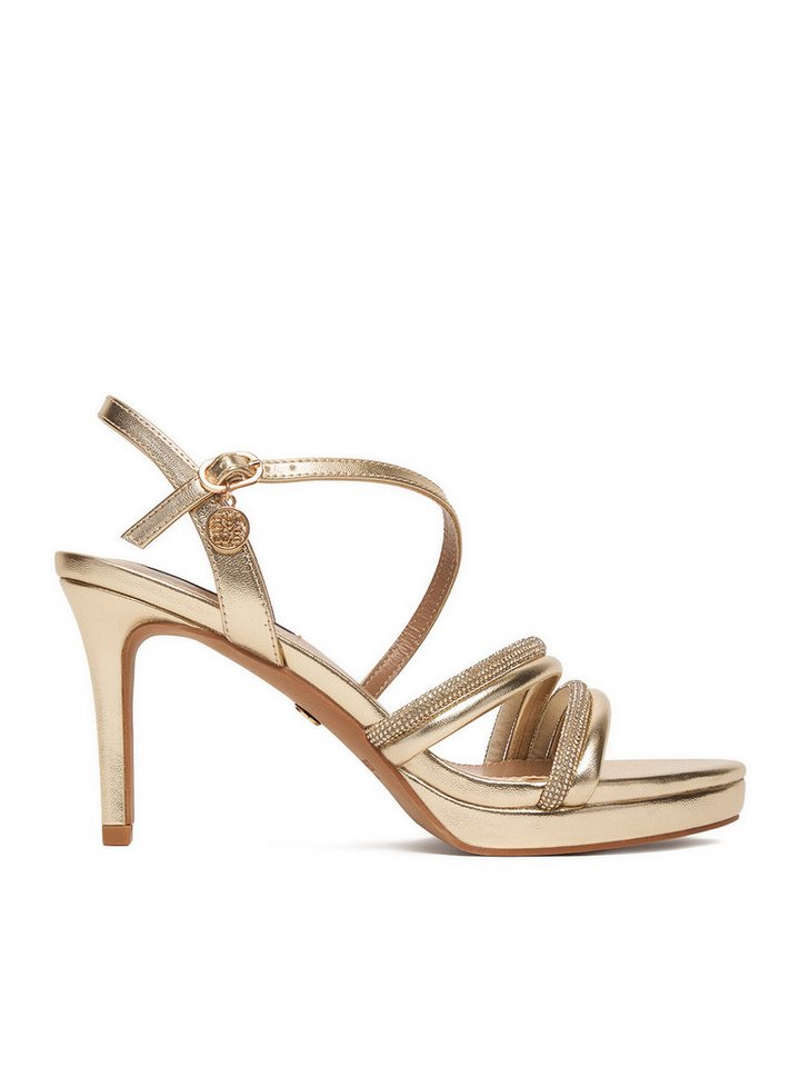 Nine West Damen Sandals Gold NINE WEST CEO-25120-2508 Gold Sandale