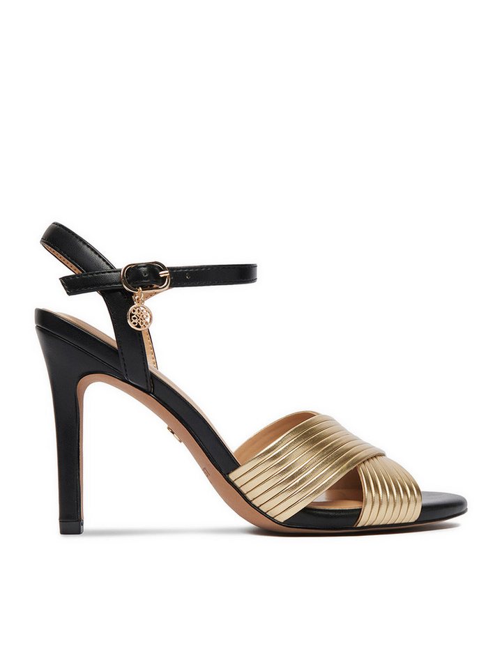 Nine West Damen Sandals Gold NINE WEST-CEO-CD25-217-1 Schwarz Gold Sandale