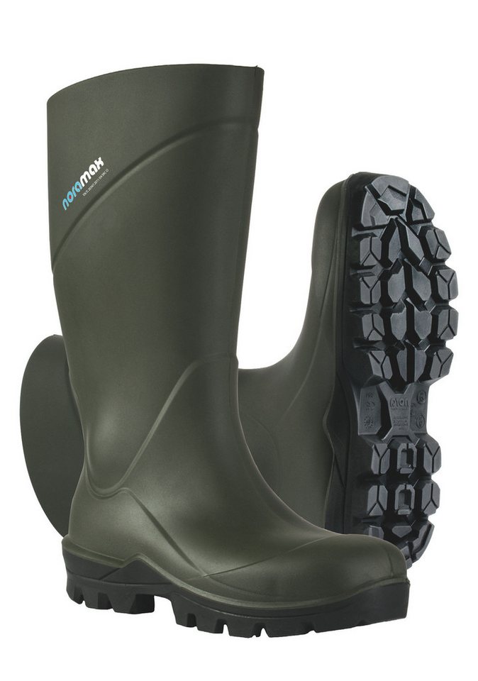 Nora MAX Safety S5 NORA Sicherheitsstiefel Stahlzwischensohle Gummistiefel Komfortstahlkappe (Weite 11)
