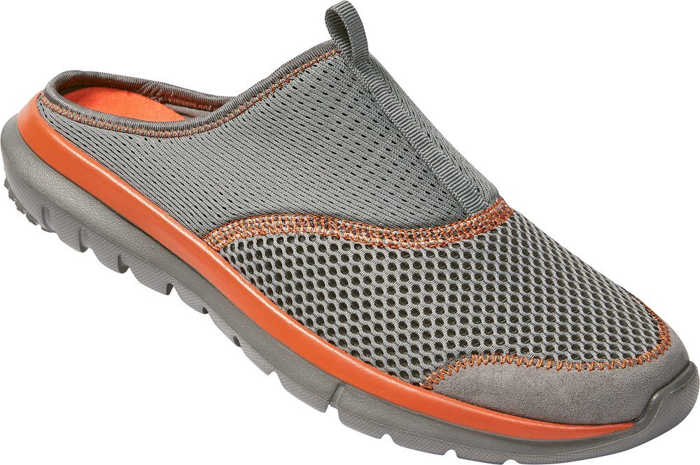 Nordcap Slipper mit Ripsbandschlaufe für noch einen schnelleren Ein- und Ausstieg (grau)