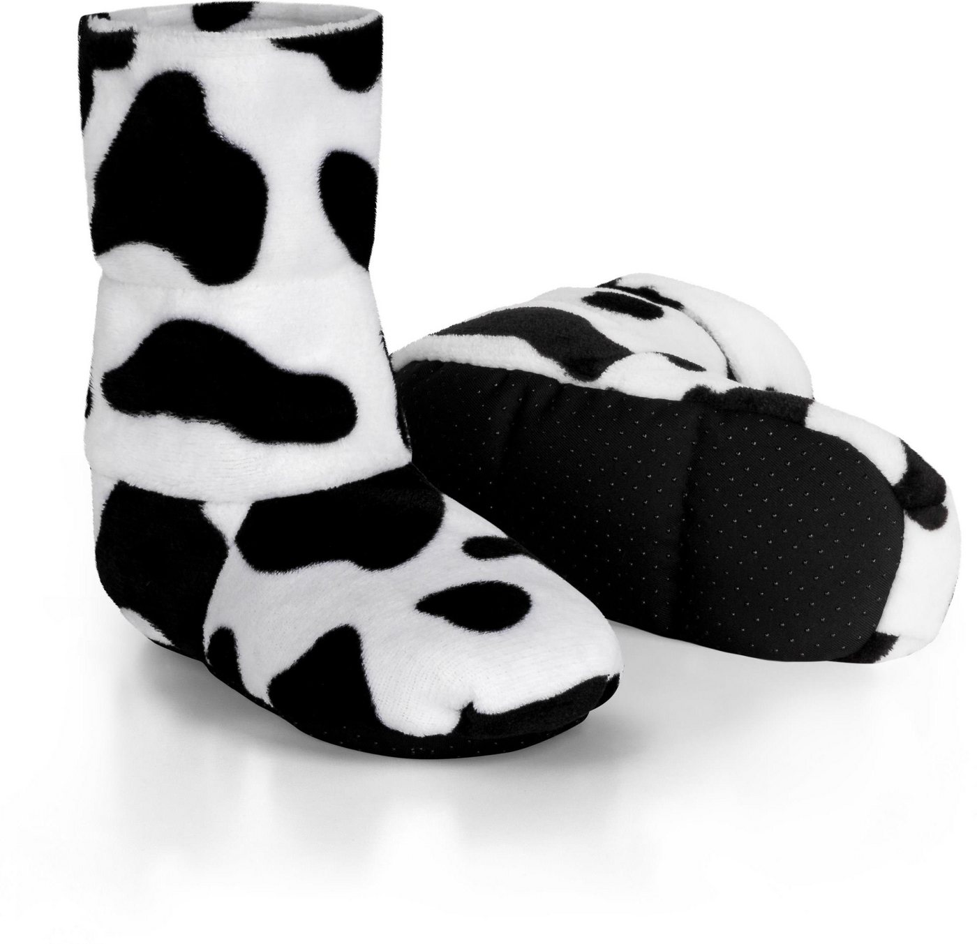 normani Körnerpantoffeln für die Mikrowelle Plüsch Hausschuhe (1 Paar) Natürliche Leinsamenfüllung