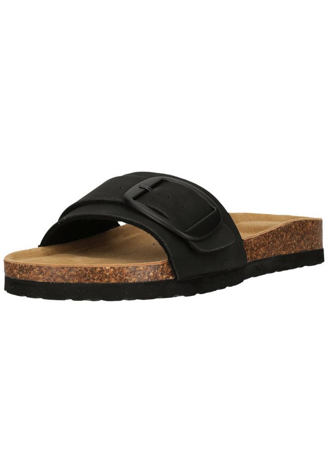 nou Dreya Sandale mit gepolstertem Comfort-Heel Bereich (schwarz)