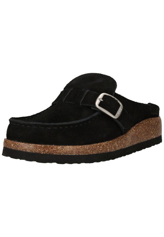 nou Emilian V2 Pantolette mit gepolstertem Fersenbereich (braun/schwarz)