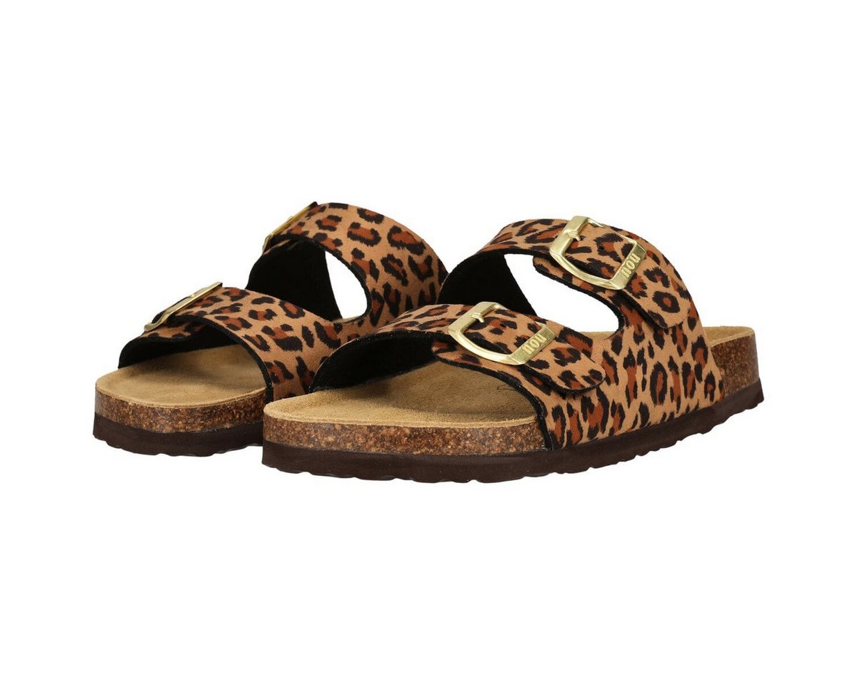 nou Whitehill V2 Cork leopardbraun Damen Sandale