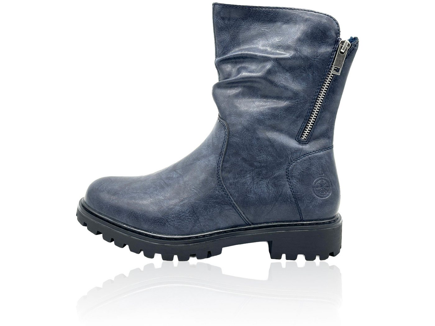 Nowaland amen Winterboots mit seitlichem Reißverschluss Winterboots Warme Innenausstattung und komfortabler Einstieg