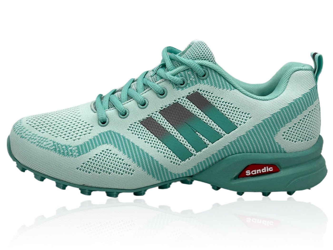 Nowaland Bequeme und Funktionale Outdoor-Schuhe Freizeitschuhe Sneaker (grün)