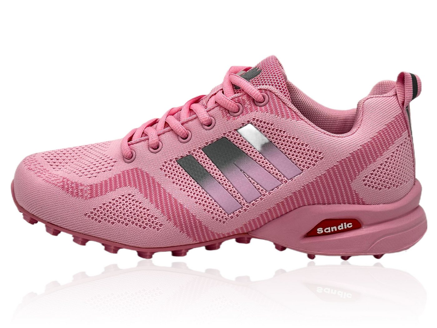 Nowaland Bequeme und Funktionale Outdoor-Schuhe Freizeitschuhe Sneaker (rosa)