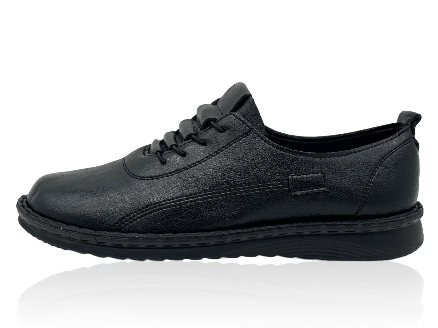 Nowaland Damen bequeme Schnürschuhe mit besonders weichem Tragegefühl Mokassin Besonders weiches Obermaterial und flexible Laufsohle