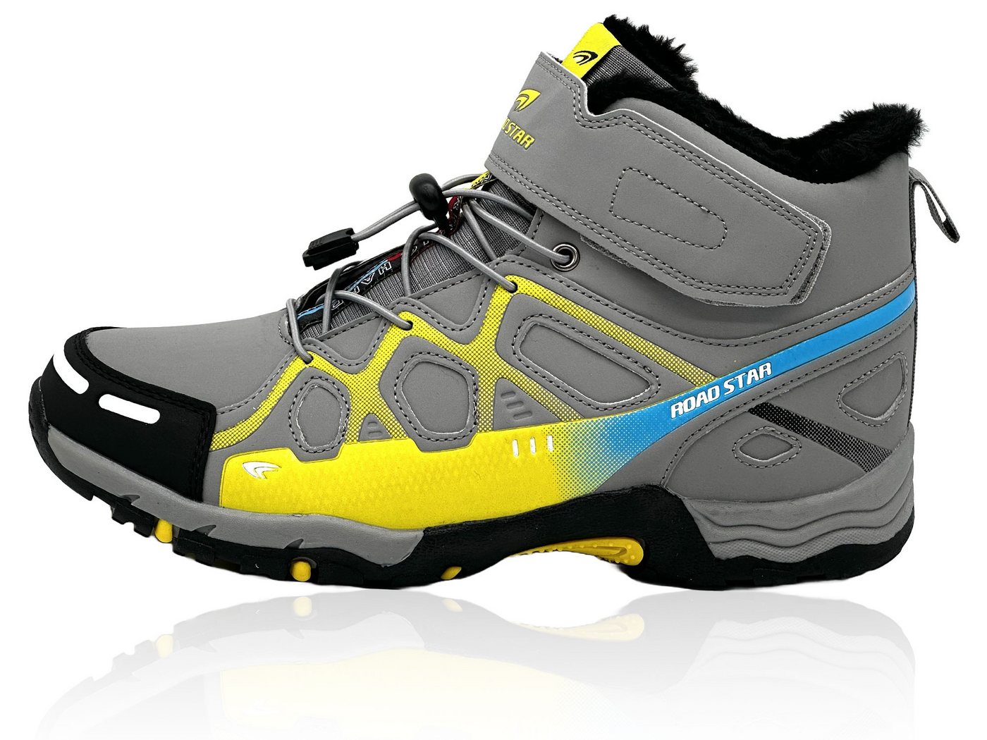 Nowaland Gefütterter Trekkingstiefel Outdoor Schuhe Wanderstiefel Wasserabweisend, atmungsaktiv