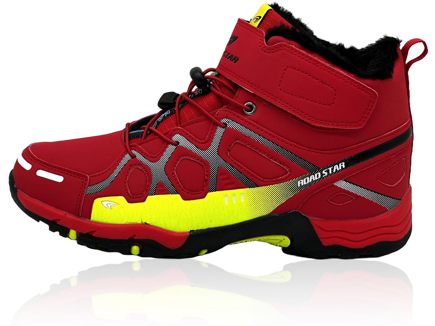 Nowaland Gefütterter Trekkingstiefel Outdoor Schuhe Wanderstiefel Wasserabweisend, atmungsaktiv