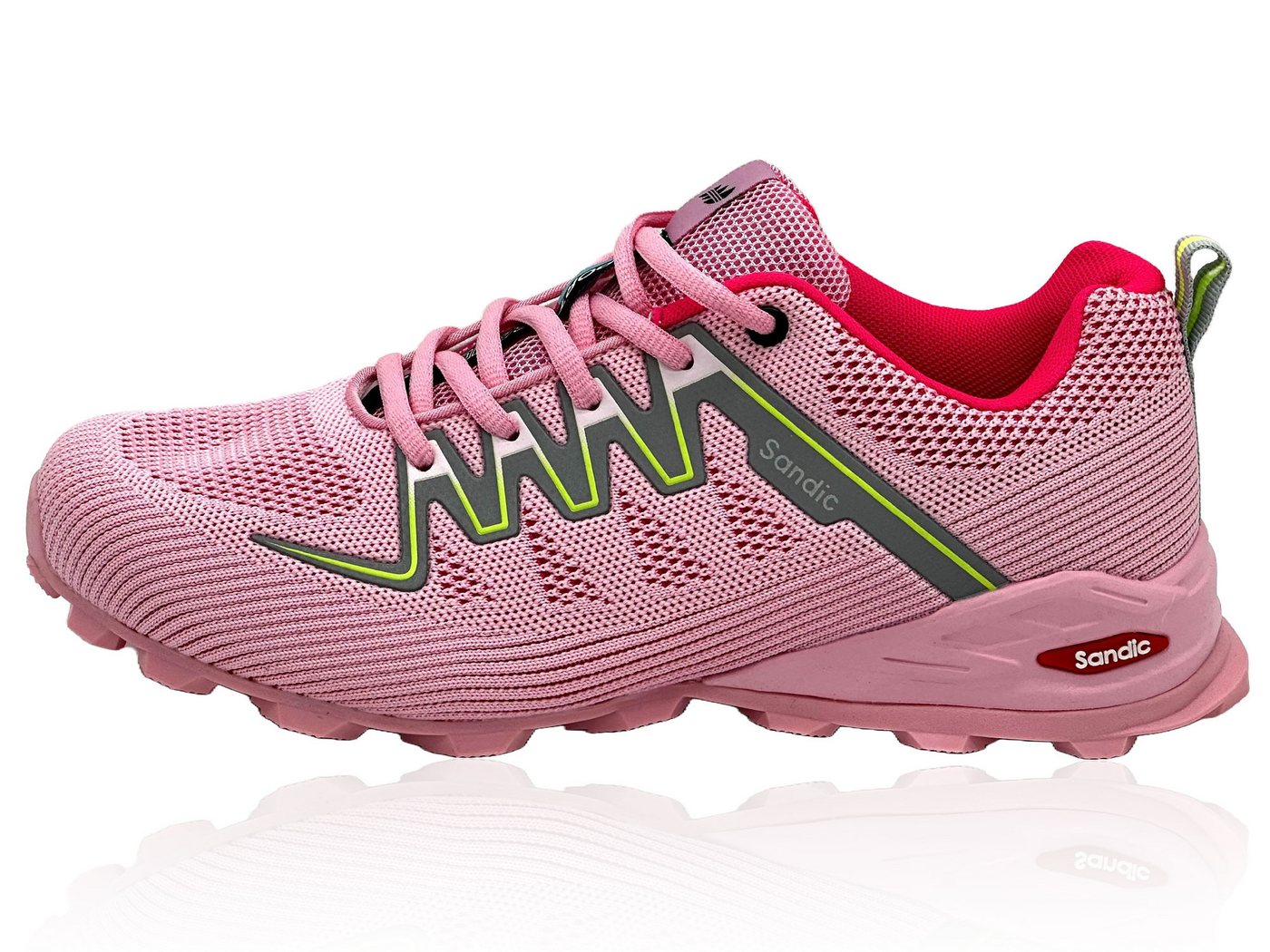 Nowaland Leichte und Bequeme Laufschuhe Sportschuhe Sneaker leicht, Komfortabel, Atmungsaktiv (rosa)