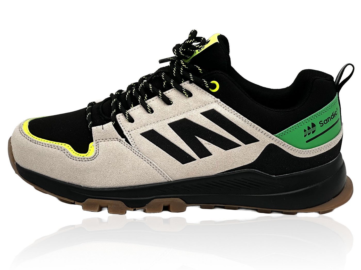 Nowaland Leichte Wanderschuhe mit wasserabweisendem Softshell und Profilsohle Wanderschuh Wasserabweisend, atmungsaktiv und rutschhemmend – ideal für Outdoor