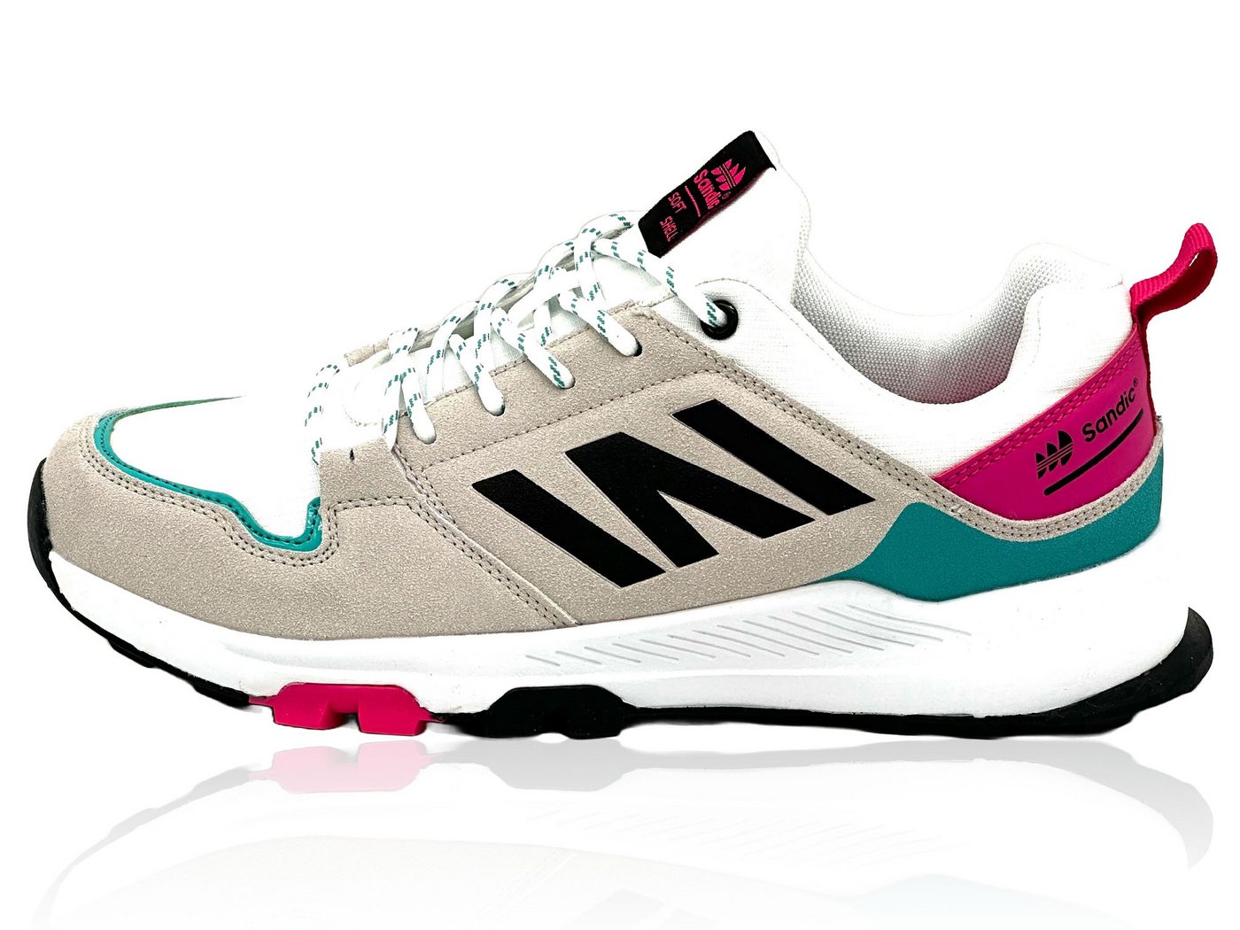 Nowaland Leichte Wanderschuhe mit wasserabweisendem Softshell und Profilsohle Wanderschuh Wasserabweisend, atmungsaktiv und rutschhemmend – ideal für Outdoor