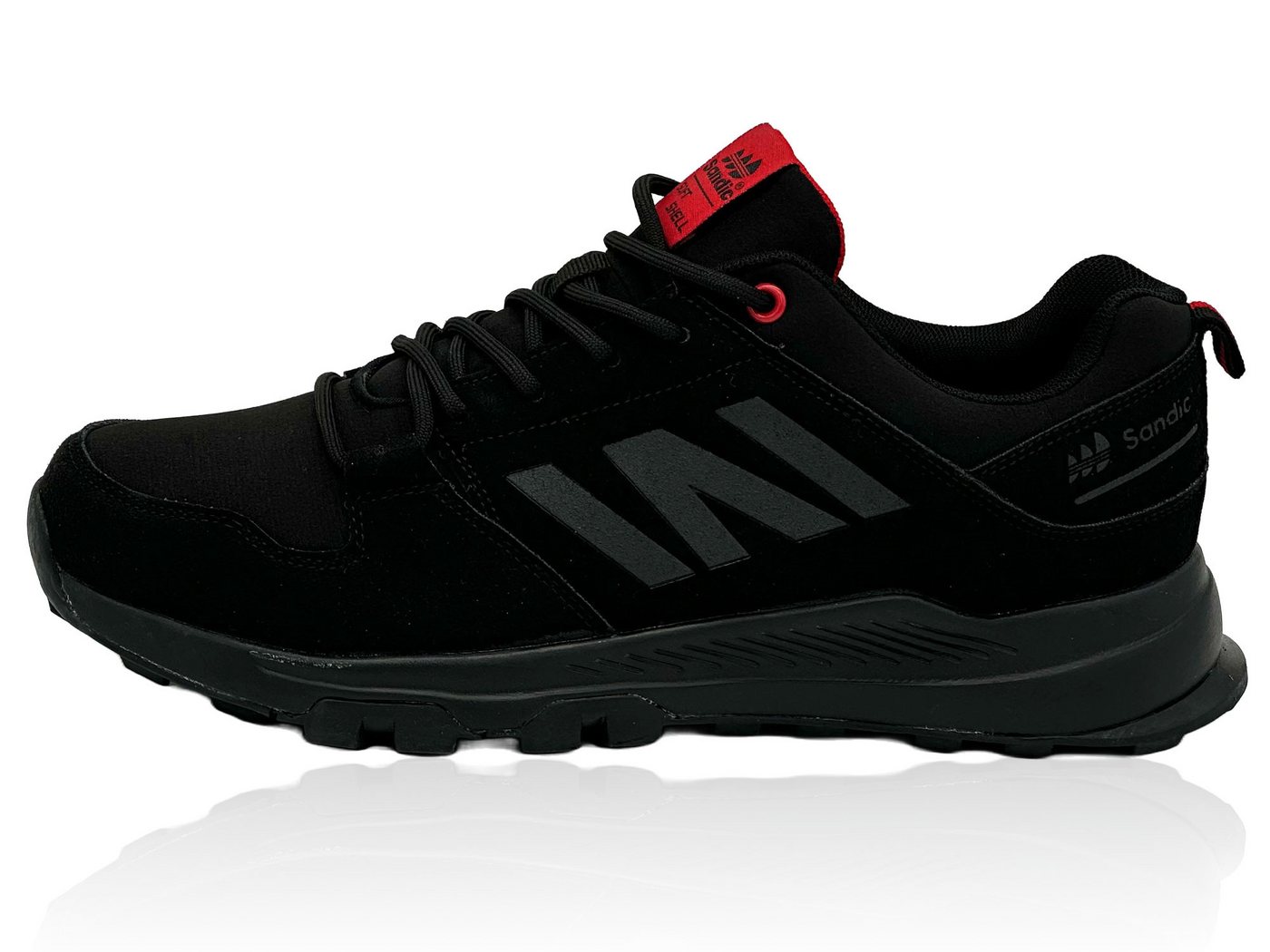 Nowaland Leichte Wanderschuhe mit wasserabweisendem Softshell und Profilsohle Wanderschuh Wasserabweisend, atmungsaktiv und rutschhemmend – ideal für Outdoor