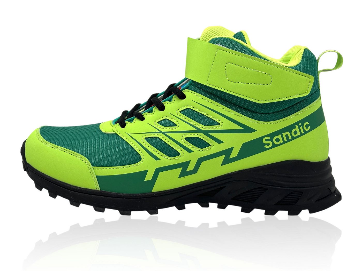 Nowaland Outdoor Trekkingschuhe leicht und robust mit rutschfester Profilsohle Outdoorschuh robust, leicht und rutschfest für Outdoor Aktivitäten (grün)