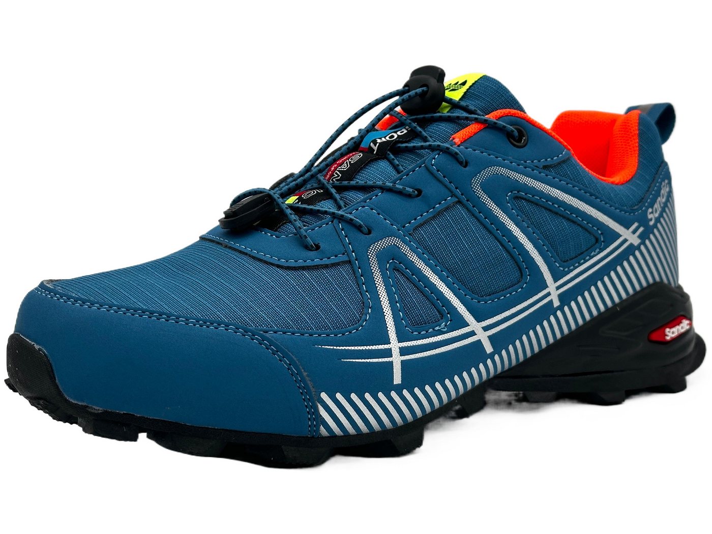 Nowaland Wanderschuhe multifunktionaler Outdoorschuh Trekkingschuh Schnellverschluss, Atmungsaktives Mesh, Stoßdämpfende Sohle