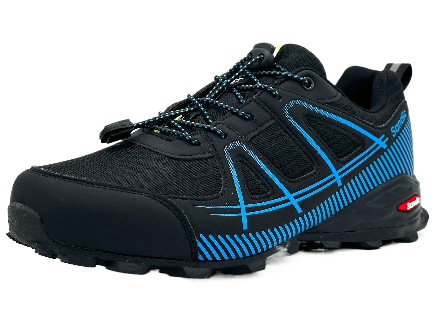 Nowaland Wanderschuhe multifunktionaler Outdoorschuh Trekkingschuh Schnellverschluss, Atmungsaktives Mesh, Stoßdämpfende Sohle