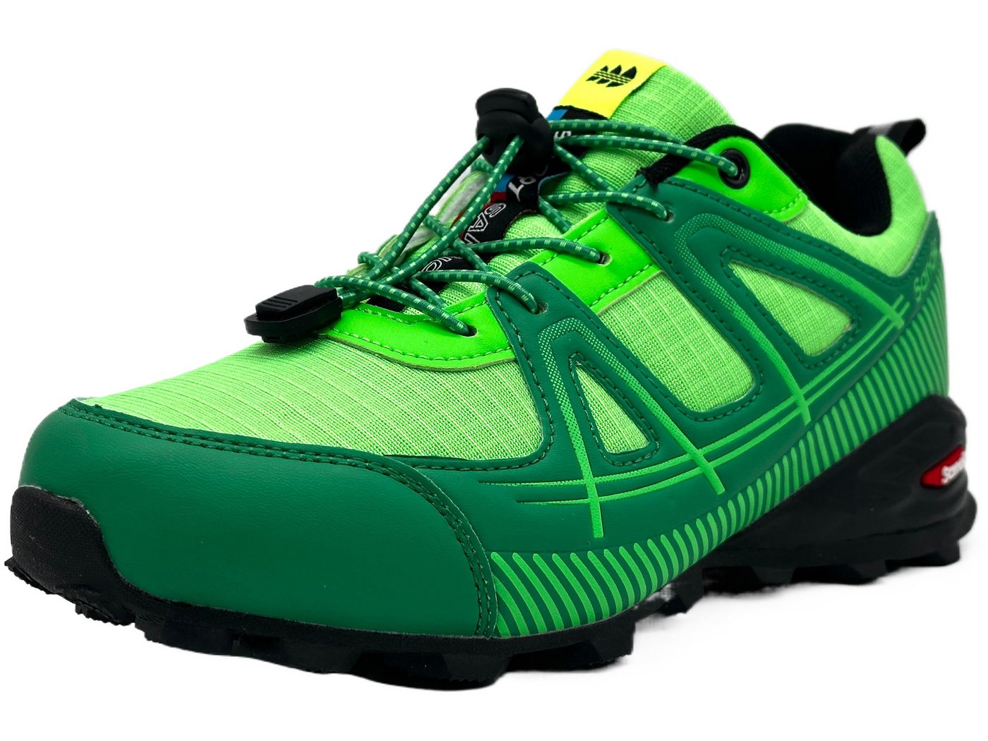 Nowaland Wanderschuhe multifunktionaler Outdoorschuh Trekkingschuh Schnellverschluss, Atmungsaktives Mesh, Stoßdämpfende Sohle