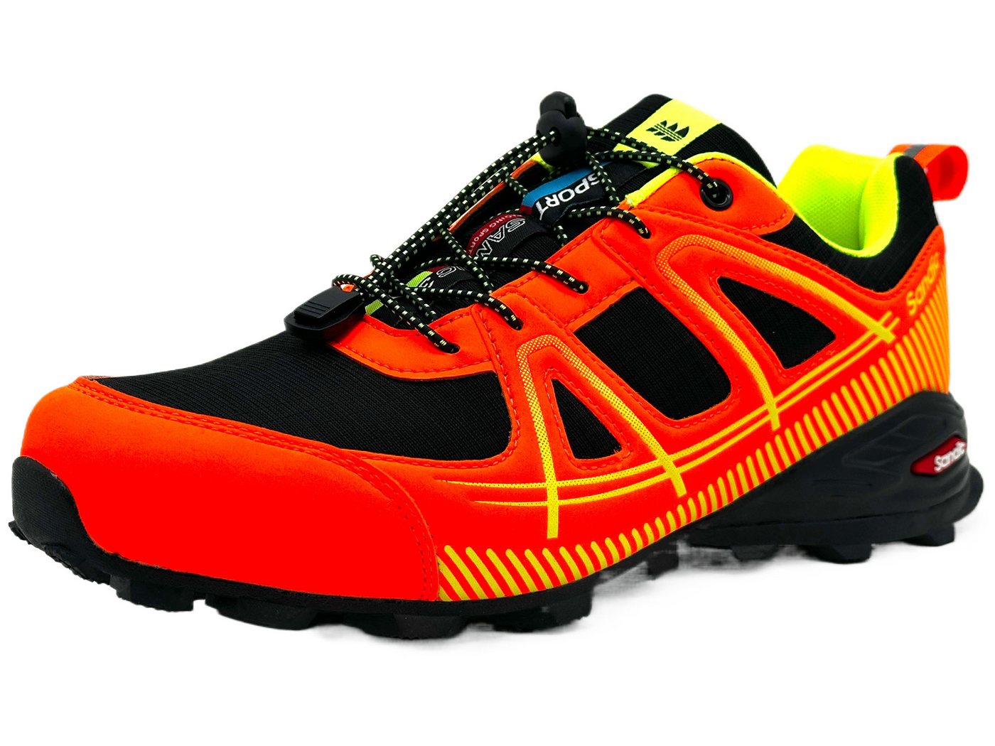 Nowaland Wanderschuhe multifunktionaler Outdoorschuh Trekkingschuh Schnellverschluss, Atmungsaktives Mesh, Stoßdämpfende Sohle