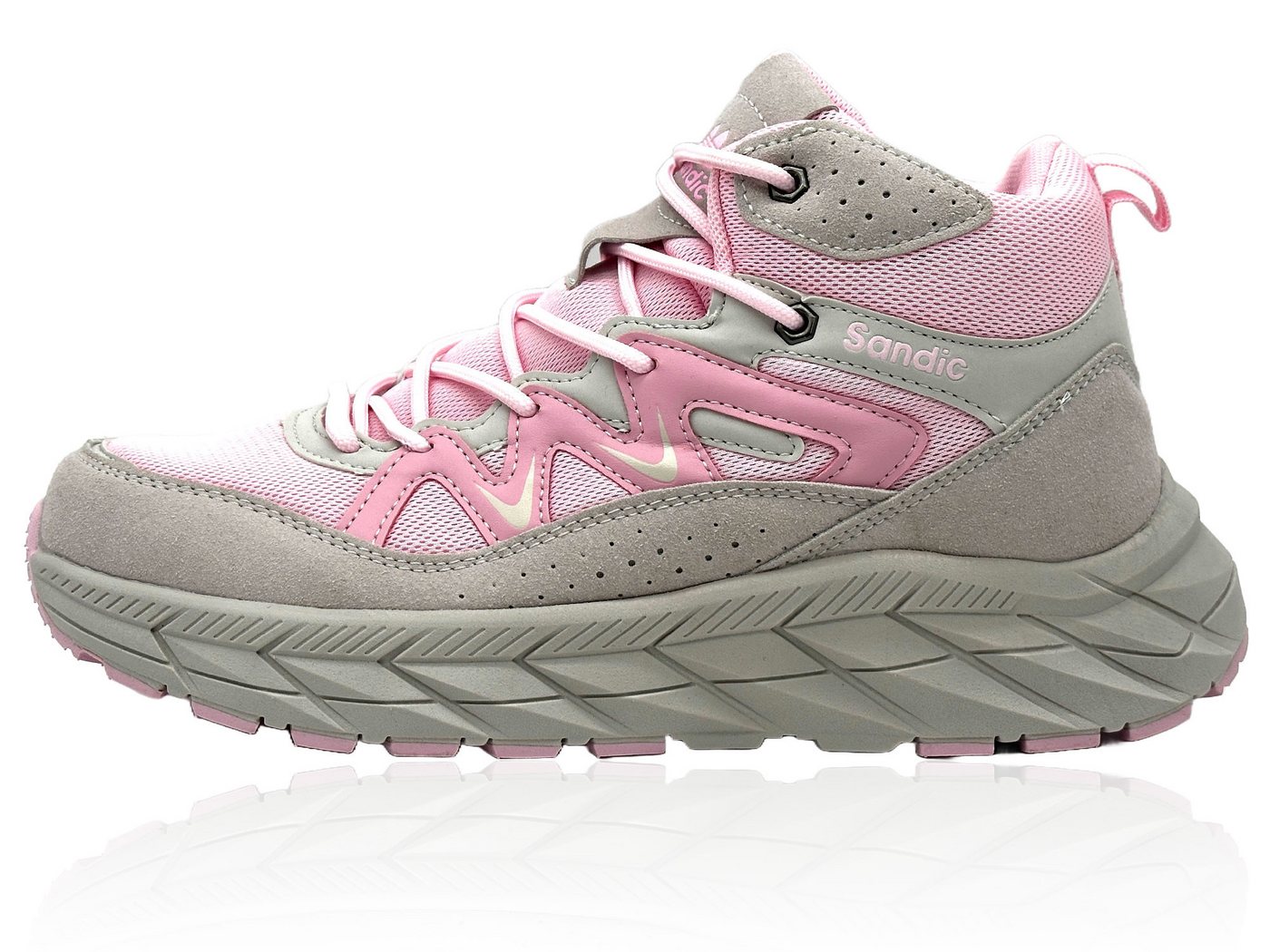 Nowaland Wanderschuhe Outdoor High-Top Sneaker Trekkingschuh Atmungsaktiv, Rutschfest & Bequem