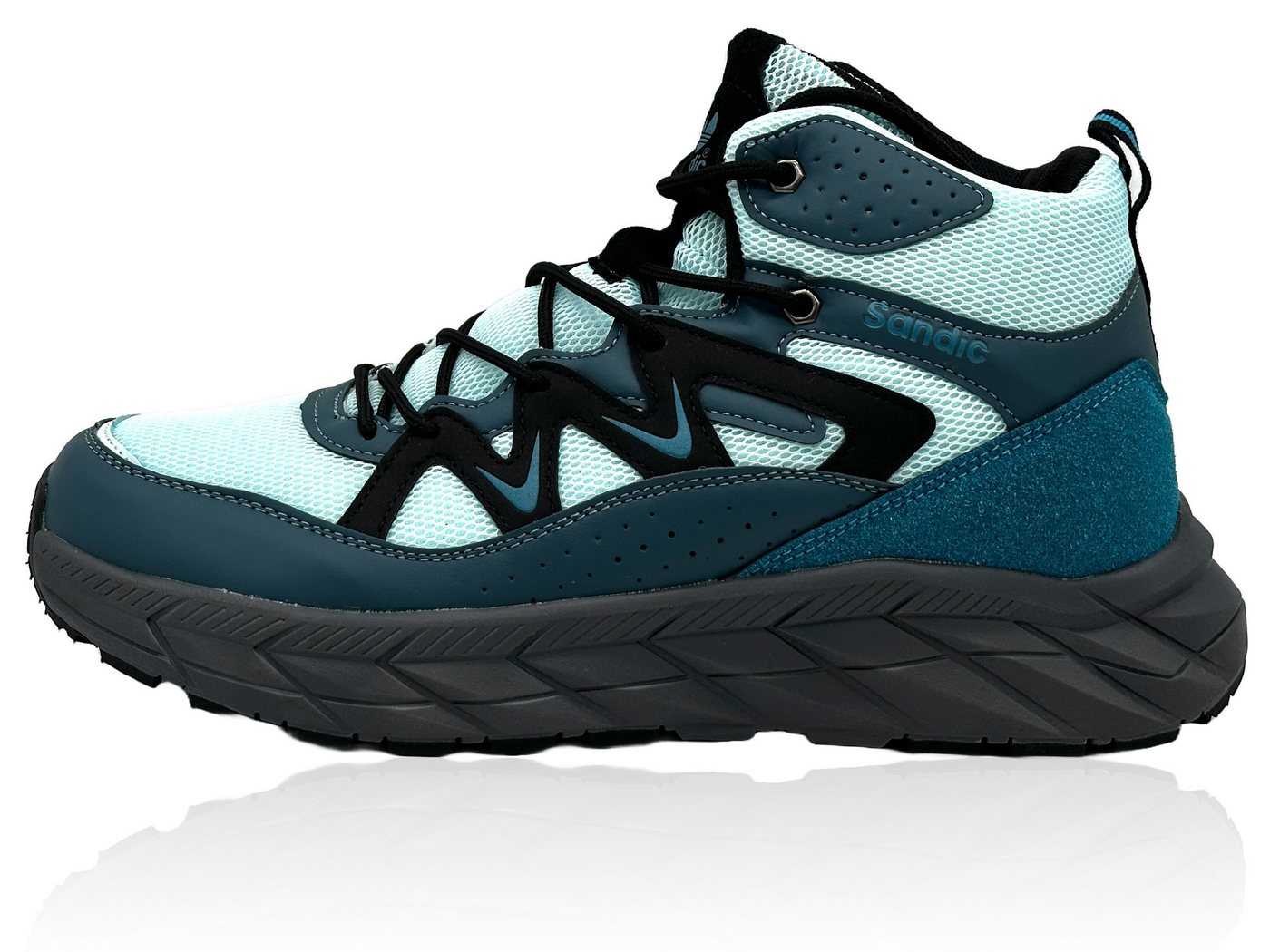 Nowaland Wanderschuhe Outdoor High-Top Sneaker Trekkingschuh Atmungsaktiv, Rutschfest & Bequem