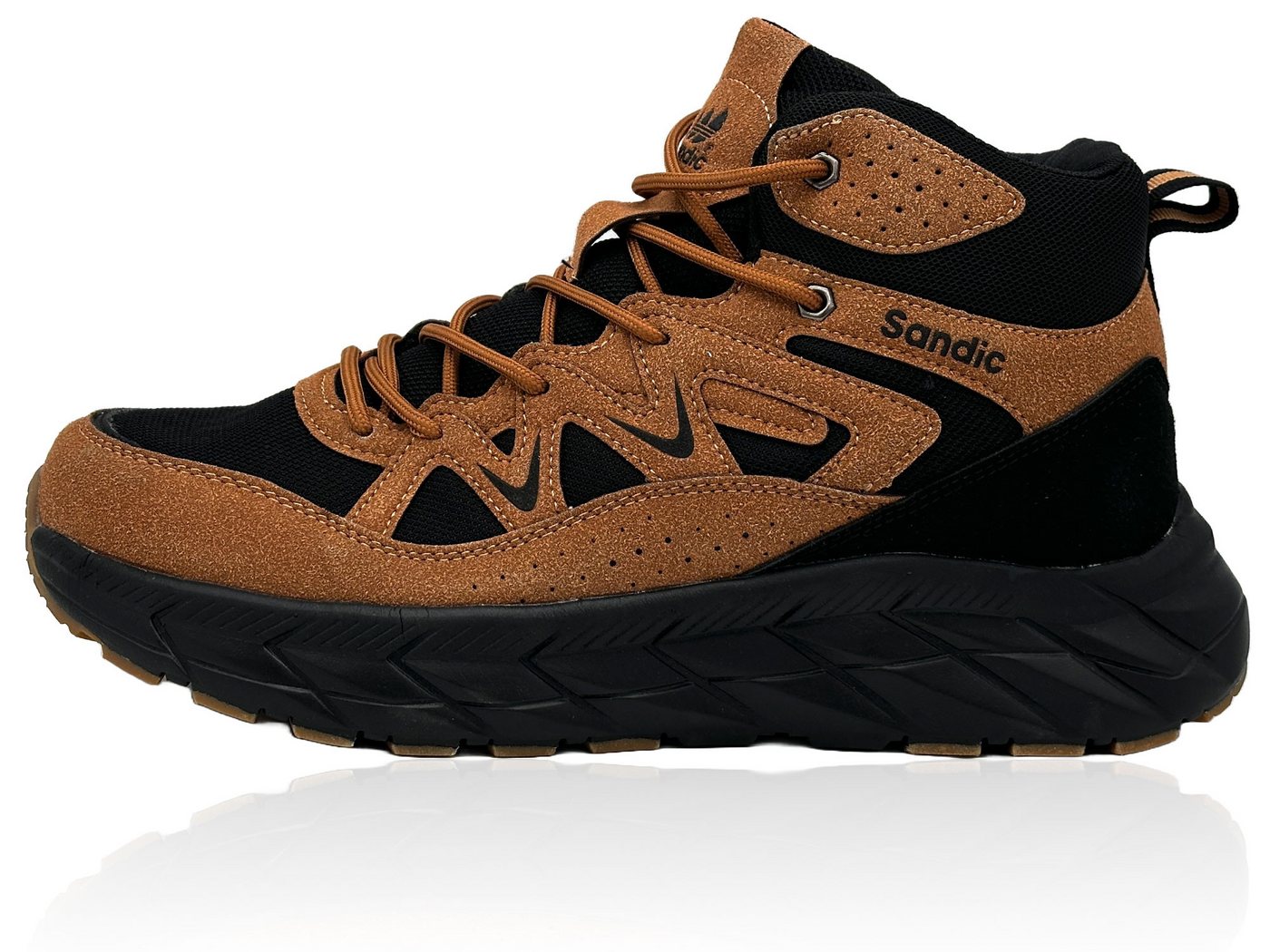 Nowaland Wanderschuhe Outdoor High-Top Sneaker Trekkingschuh Atmungsaktiv, Rutschfest & Bequem