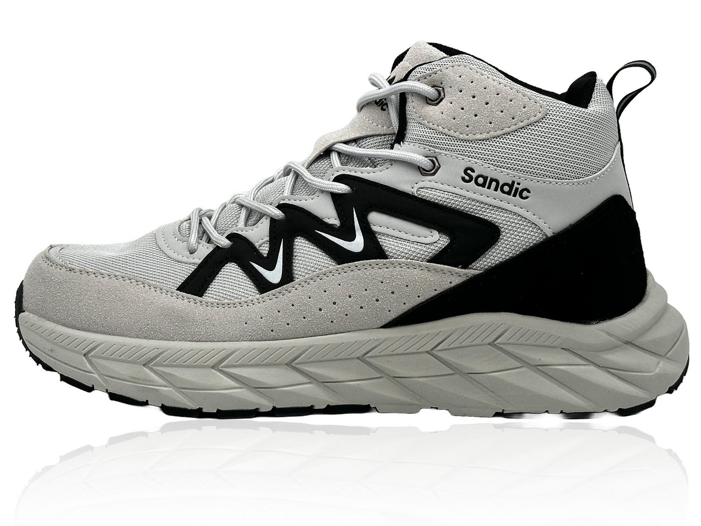 Nowaland Wanderschuhe Outdoor High-Top Sneaker Trekkingschuh Atmungsaktiv, Rutschfest & Bequem