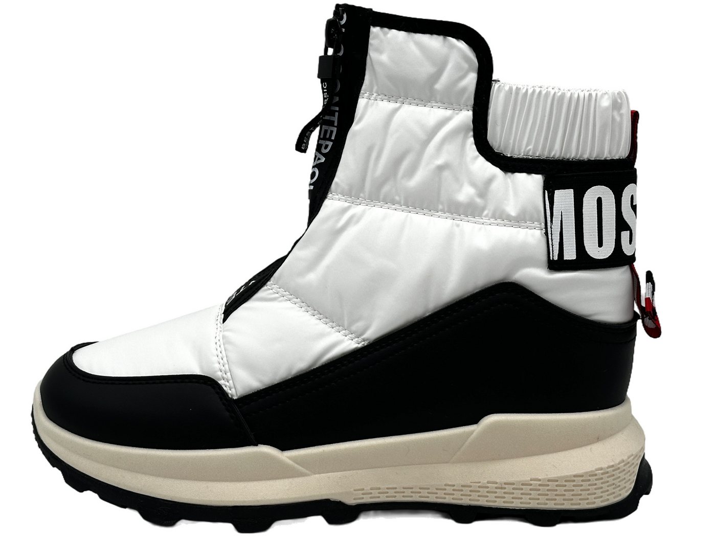 Nowaland Warme Damen Winterstiefeletten mit Reißverschluss Winterstiefelette Kunstfell-Futter und elastischer Schaft für optimalen Komfort